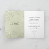 Met diepste sympathie voor uw verloren Kaart (Binnen)