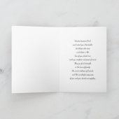 Met diepste sympathie voor witte en roze pioenen kaart (Binnen)