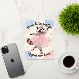 Met Draad Geschilderde Kunst | Ballerina Klassieke Folie Wenskaart