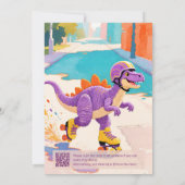 Met draad geschilderde kunst | Dinosaur Custom Age Kaart (Achterkant)