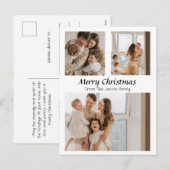 Met drie foto's met Kerstmis feestdagen (Voorkant / Achterkant)