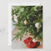 Met drie foto's met Kerstmis feestdagen Feestdagenkaart (Achterkant)