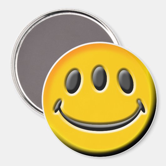 met drie ogen magneet (Voorkant / Achterkant)