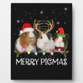 Met drie paigne kerstlampjes met kerstmis fotoplaat (Voorkant)