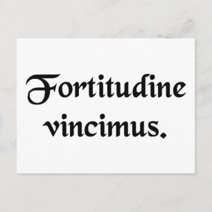 Met duurzaamheid veroveren we. briefkaart