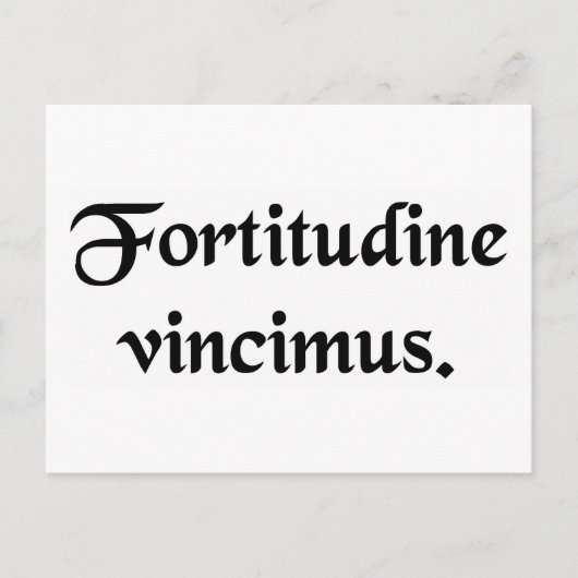 Met duurzaamheid veroveren we. briefkaart (Voorkant)