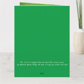 Met echt sympathie, prachtige aangepaste Kaart (Achterkant)