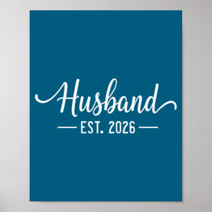 Met echtgenoot geschatte vrouw getrouwd huwelijksr poster