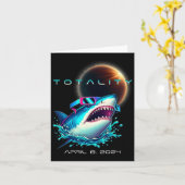 Met Eclipse Gles Totality 2024 Grappige Solar Ecli Kaart (Gele Bloem)