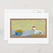 Met een adellijke titel: Spam en Eieren - de Briefkaart (Voorkant / Achterkant)