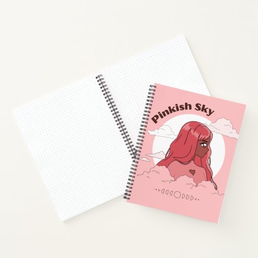 met een anime notitieboek (Binnen)