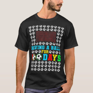 met een bal gedurende 100 dagen , grappige Kinder T-shirt