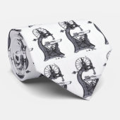 met een bandzaag gereviseerd, bandzaag gereviseerd stropdas (Opgerold)