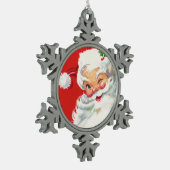 Met een blik van zijn oog - Santa Ornament (Links)