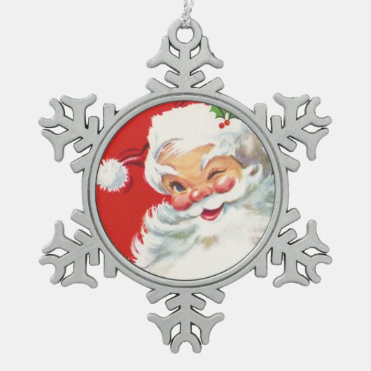 Met een blik van zijn oog - Santa Ornament (Voorkant)