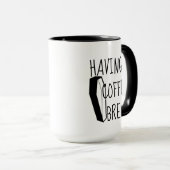 met een Coffin Break Coffee-Mok Mok (Voorkant rechts)