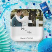 Met een foto papieren bordje (Feest)