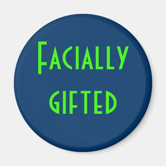 Met een gezicht begaafd magneet (Voorkant)