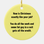 Met een grap, Pickleball Ceramic Ornament (Achterkant)