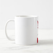 met een halogeengruid glas koffiemok (Links)