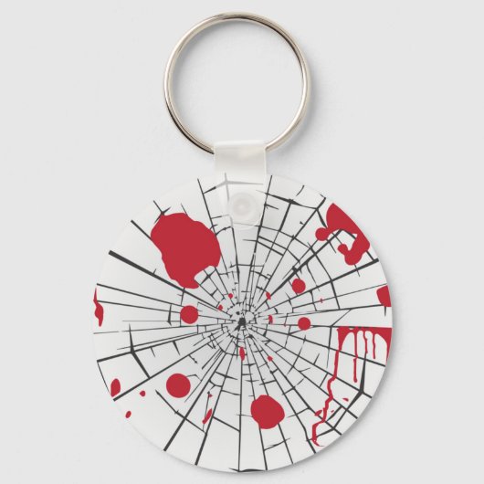 met een halogeengruid glas sleutelhanger (Voorkant)
