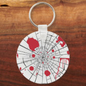 met een halogeengruid glas sleutelhanger (Voorkant)