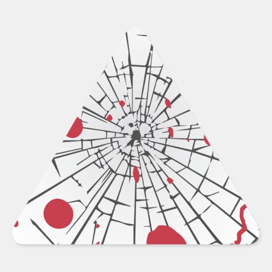 met een halogeengruid glas sticker (Voorkant)