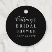 Met een handbrief aan mevrouw Vrijgezellenfeest Bedankjes Labels (Achterkant)