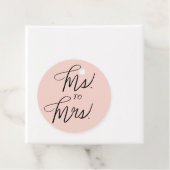 Met een handbrief aan mevrouw Vrijgezellenfeest Bedankjes Labels (In situ)