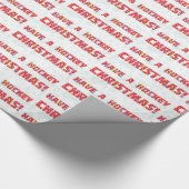 Met een handig kerstcadeaupapier voor kerstcadeaut cadeaupapier (Hoek)