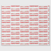 Met een handig kerstcadeaupapier voor kerstcadeaut cadeaupapier (Vlak)