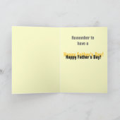 Met een hoog moment op de Vaderdag Kaart (Binnen)