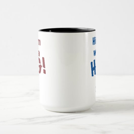 Met een HUG. mok (Midden)