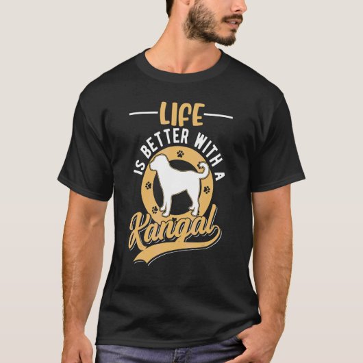 Met een Kangal T-shirt (Voorkant)