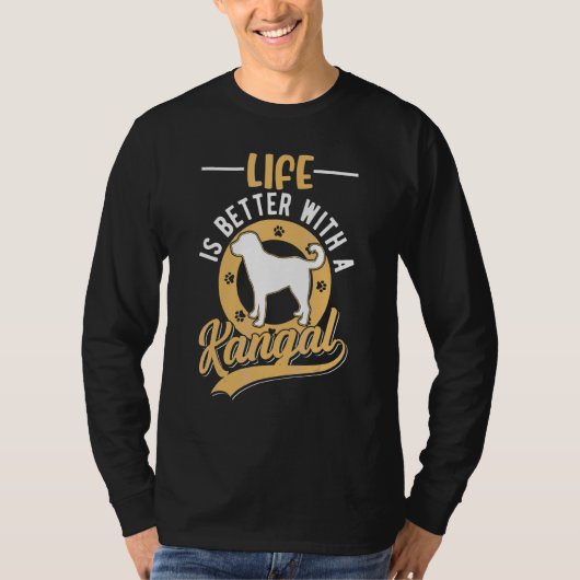Met een Kangal T-shirt (Voorkant)