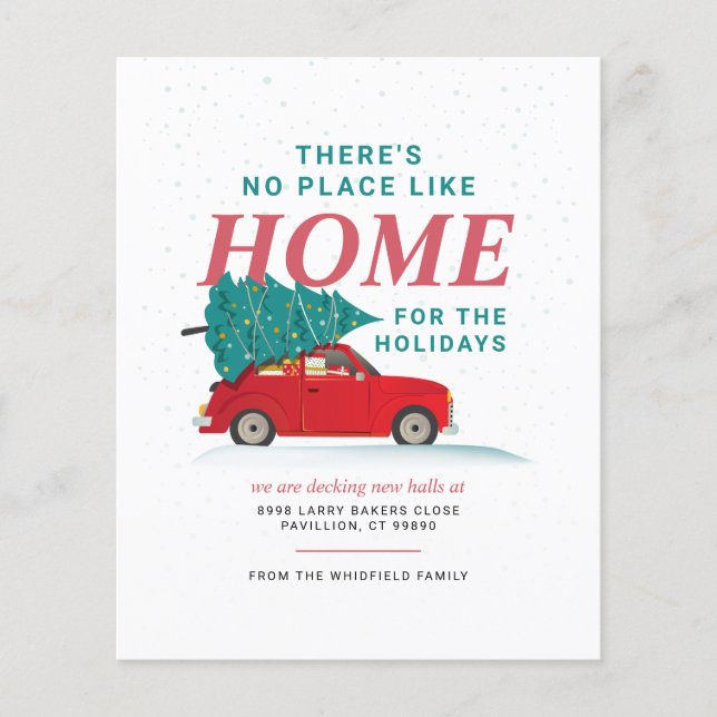 Met een kerstboomwagen rijden we vooruit (Voorkant)