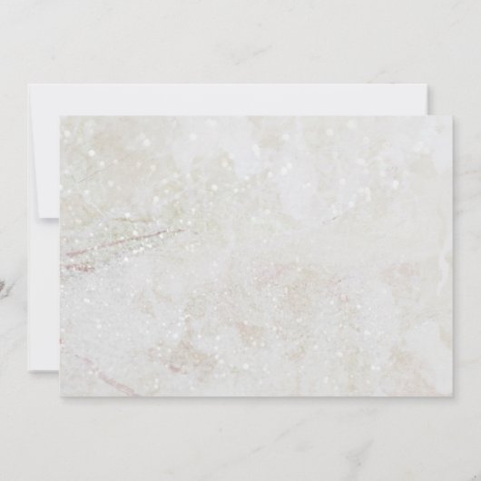 Met een kerstfeest bespaar je de datum save the date (Achterkant)