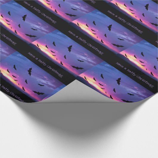 Met een kerstfeest cadeaupapier (Hoek)