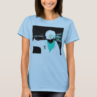 Met een kogel, met hart t-shirt