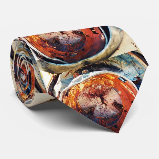 Met één koplamp-Stropdas Stropdas (Opgerold)