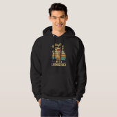 met een Leonberger Hoodie (Voorkant volledig)