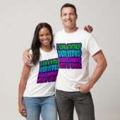 Met een lepel overlevende. t-shirt (Unisex)