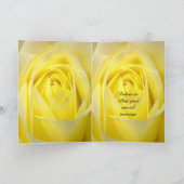 Met een lichtgele roos ben je mijn bruidsmeisje (Binnen)