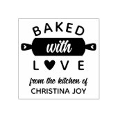 Met een liefdeshandleiding wordt de kleine bedrijf rubberstempel (Afrduk)