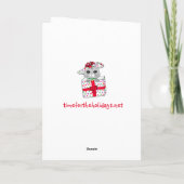 Met een Meow-y Kerstmis Kaart (Achterkant)