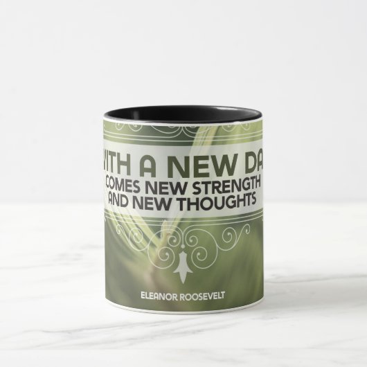 Met een nieuwe dag mok (Midden)