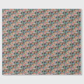 met een oud kerstcadeautje cadeaupapier (Vlak)