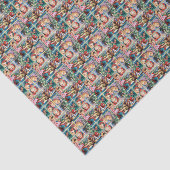 met een oud kerstcadeautje tissuepapier (Detail)