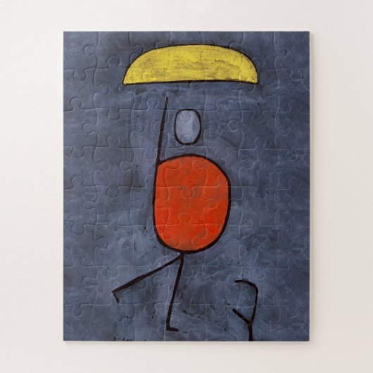 Met een paraplu van Paul Klee, Abstracte kunst Legpuzzel (Verticaal)