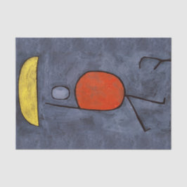Met een paraplu van Paul Klee, Abstracte kunst Tissuepapier